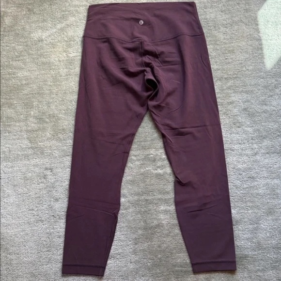 Lululemon Wunder Under High-Rise Leggings – Size 10 – Aubergine / Plum Purple - Picture 2 of 4